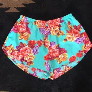 Tinley flower shorts